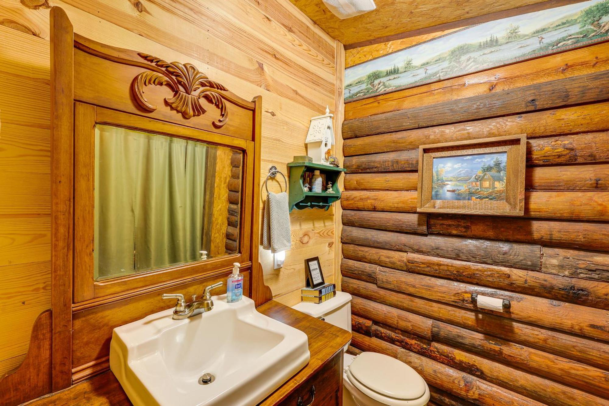 Arkansas Log Cabin Rental Near Lake Greeson! Mount Moriah Eksteriør bilde