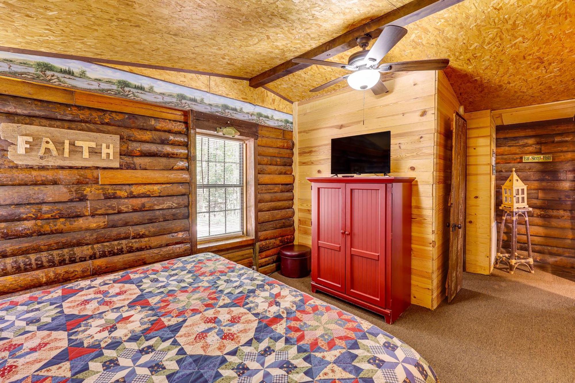 Arkansas Log Cabin Rental Near Lake Greeson! Mount Moriah Eksteriør bilde