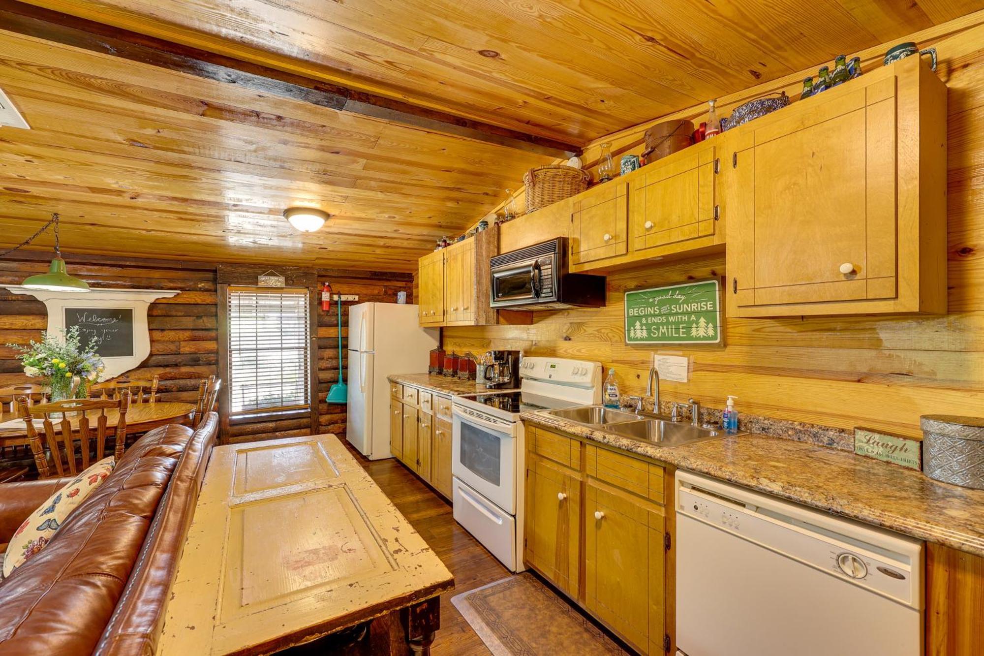 Arkansas Log Cabin Rental Near Lake Greeson! Mount Moriah Eksteriør bilde
