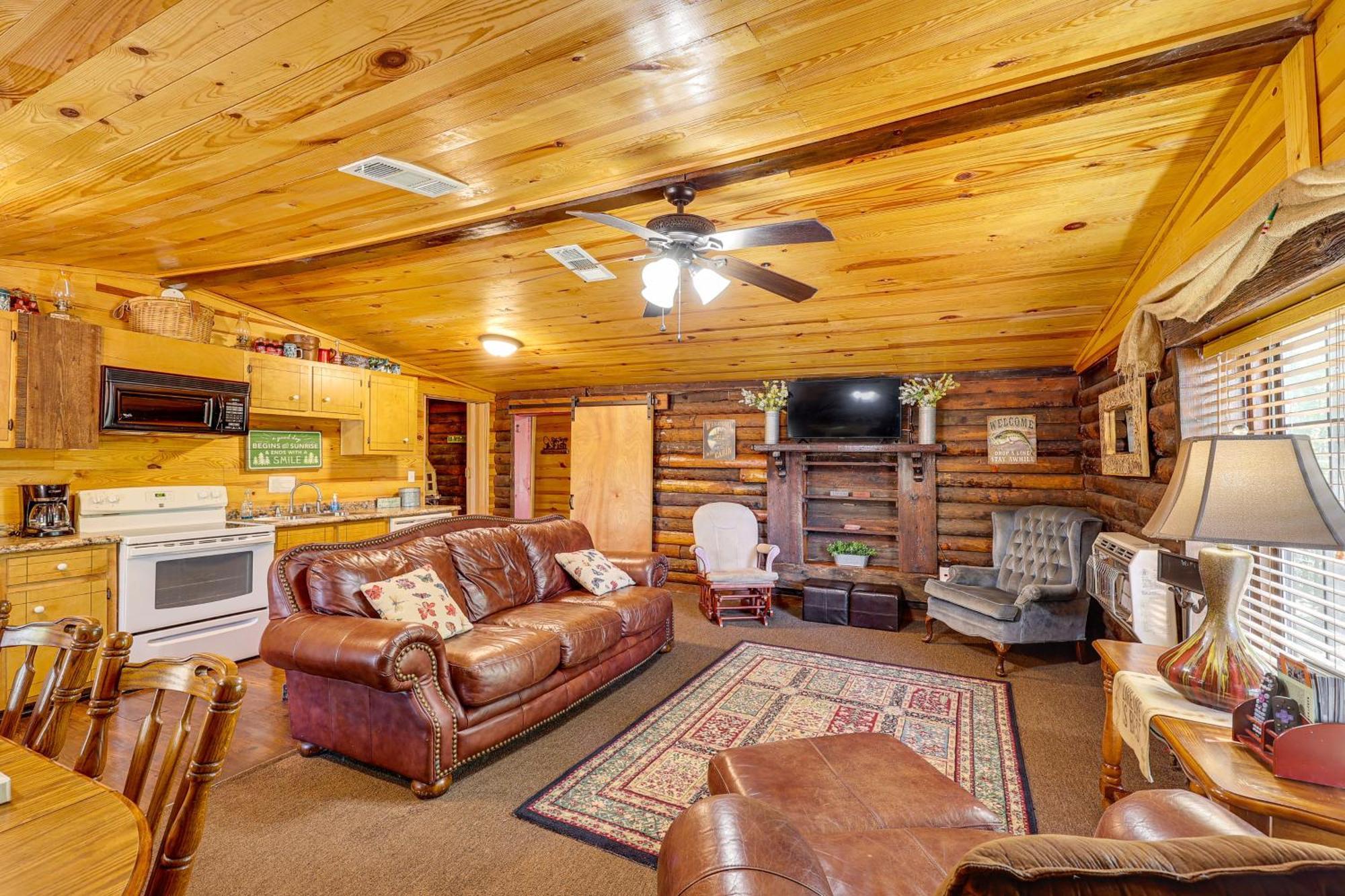 Arkansas Log Cabin Rental Near Lake Greeson! Mount Moriah Eksteriør bilde